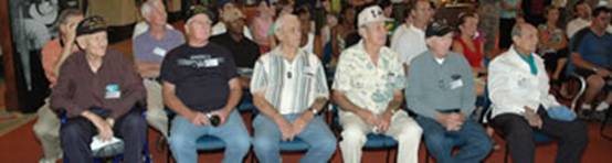 World War II Veterans Honored at Ceremony (NPS Photo by Terry Adams)