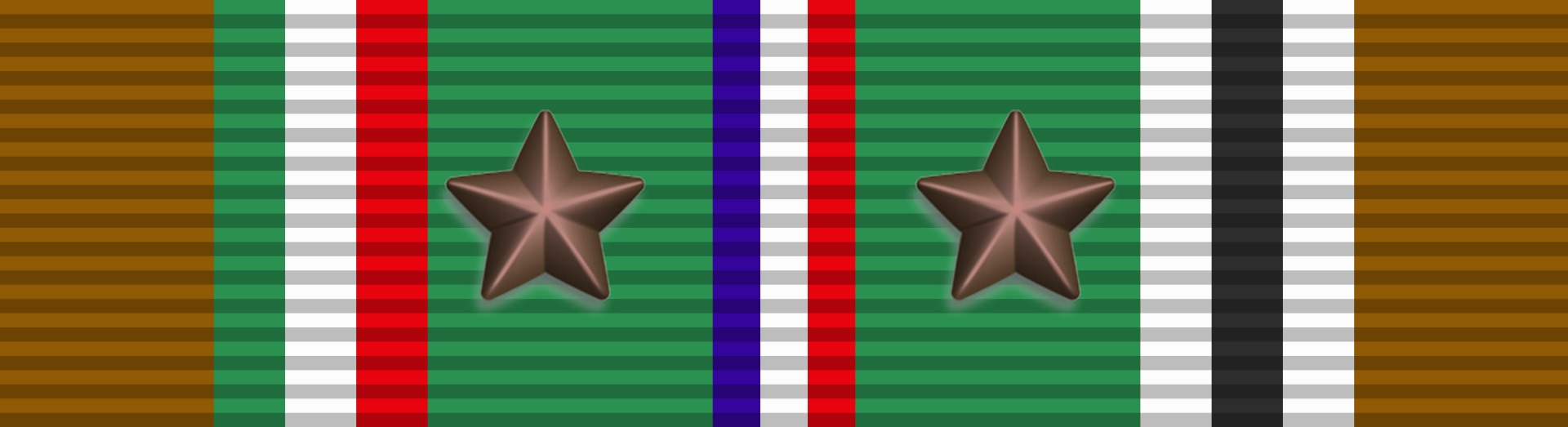 European African Middle Eastern Campaign Medal with two Bronze campaign stars European African Middle Eastern Campaign Medal with two Bronze campaign stars