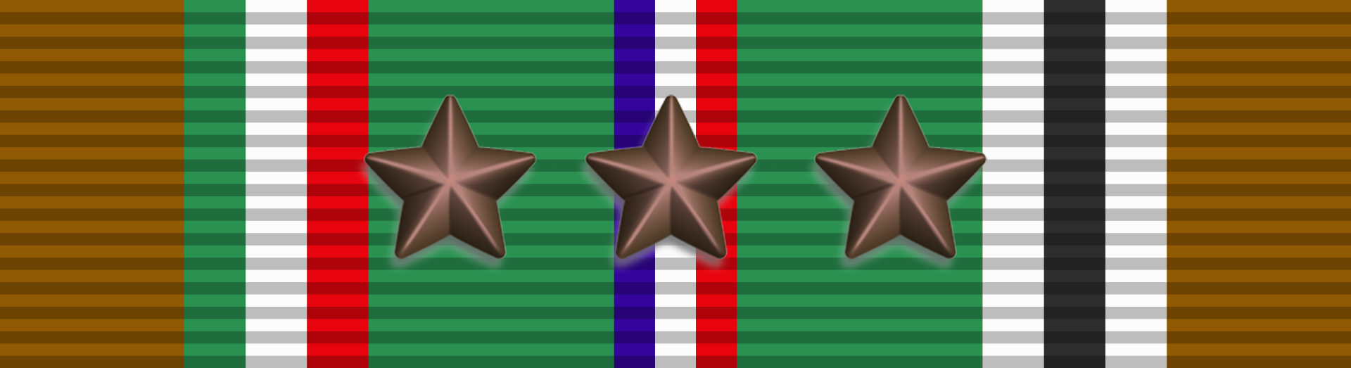 European African Middle Eastern Campaign Medal with three Bronze campaign stars European African Middle Eastern Campaign Medal with three Bronze campaign stars