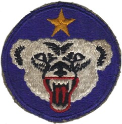 e2759 WW 2 US Army Alaska Defence Command 1st model original patch R9C